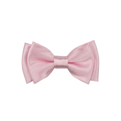 Světle růžový dětský MINI motýlek lesklý