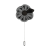 Grey Lapel Flower
