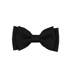 Černý dětský MINI motýlek matný