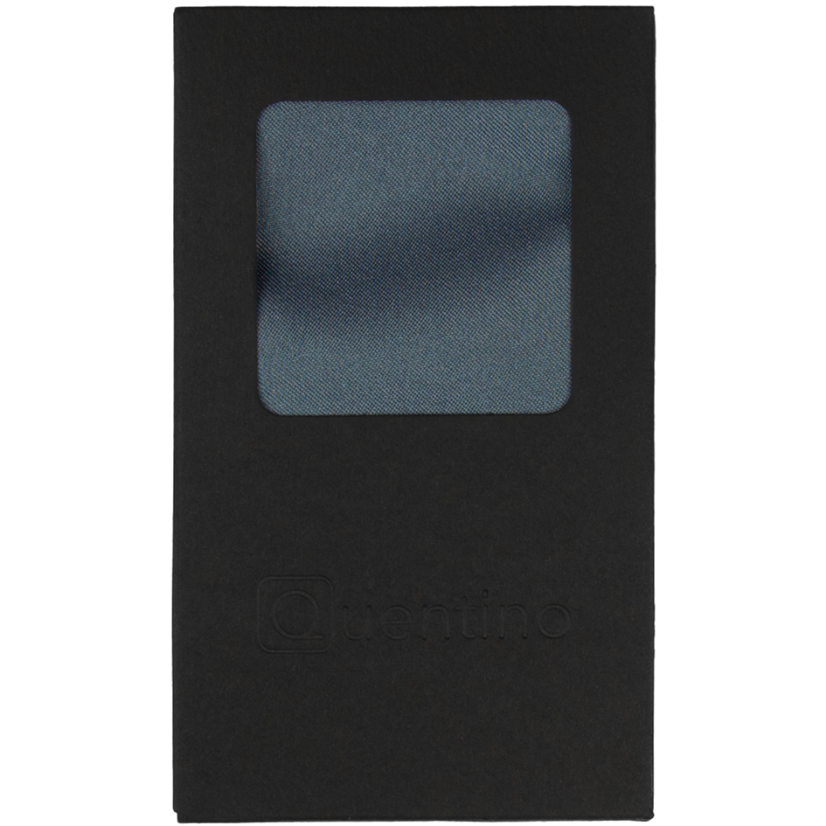 Grey Men's Pocket Square Mat/Gloss
