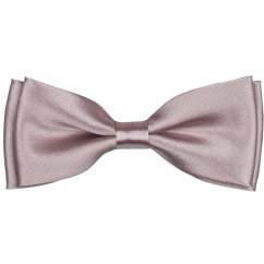 Tmavě starorůžový pánský motýlek lesklý