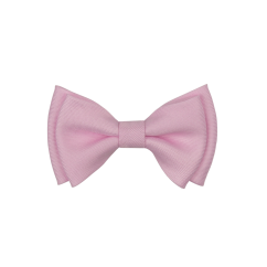 Světle růžový dětský MINI motýlek matný