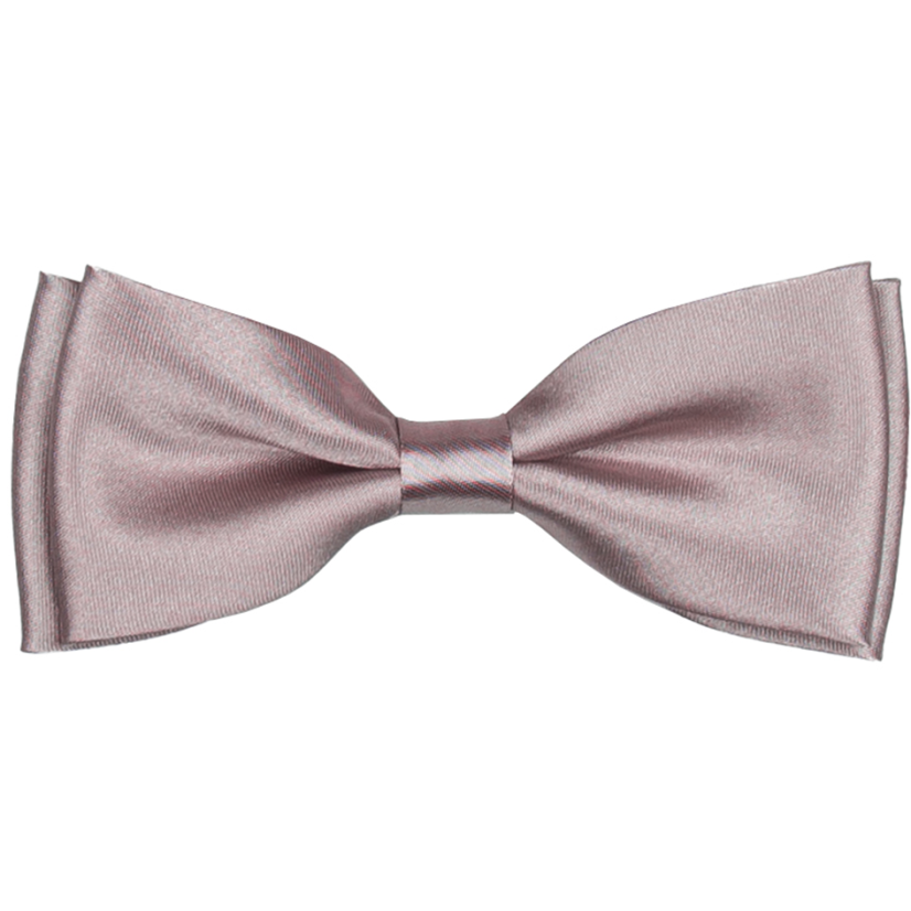 Tmavě starorůžový pánský motýlek lesklý