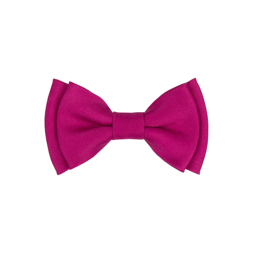 Karmínově růžový (magenta) dětský MINI motýlek matný