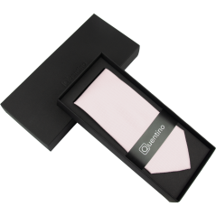 Světlounce růžová (blush pink) pánská kravata s jemnou strukturou