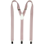 Dusty Pink Men's Suspenders with White Polka Dots - Length: 120cm