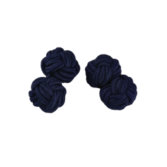 Tmavě modré manžetové uzlíky