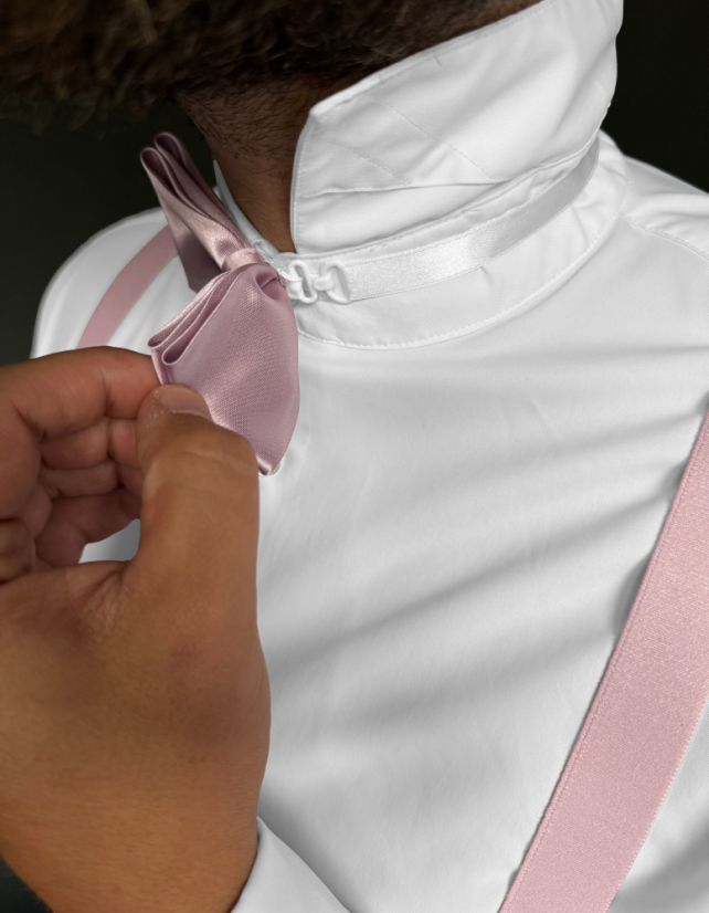 Dusty Pink Men's Bow Tie Glossy