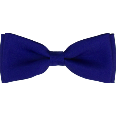 Královsky modrý pánský motýlek matný