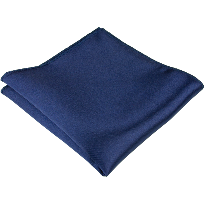 Blue Men's Pocket Square Matt/Shine