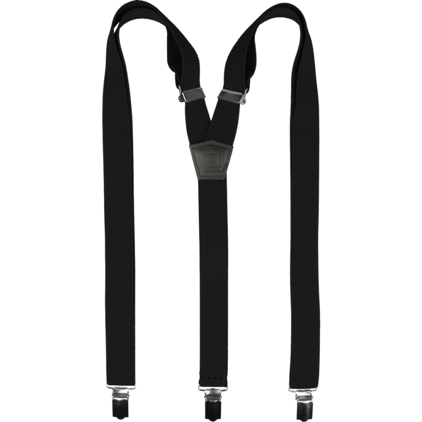 Černé dětské kšandy - Length: 70cm (pro děti do 130cm)