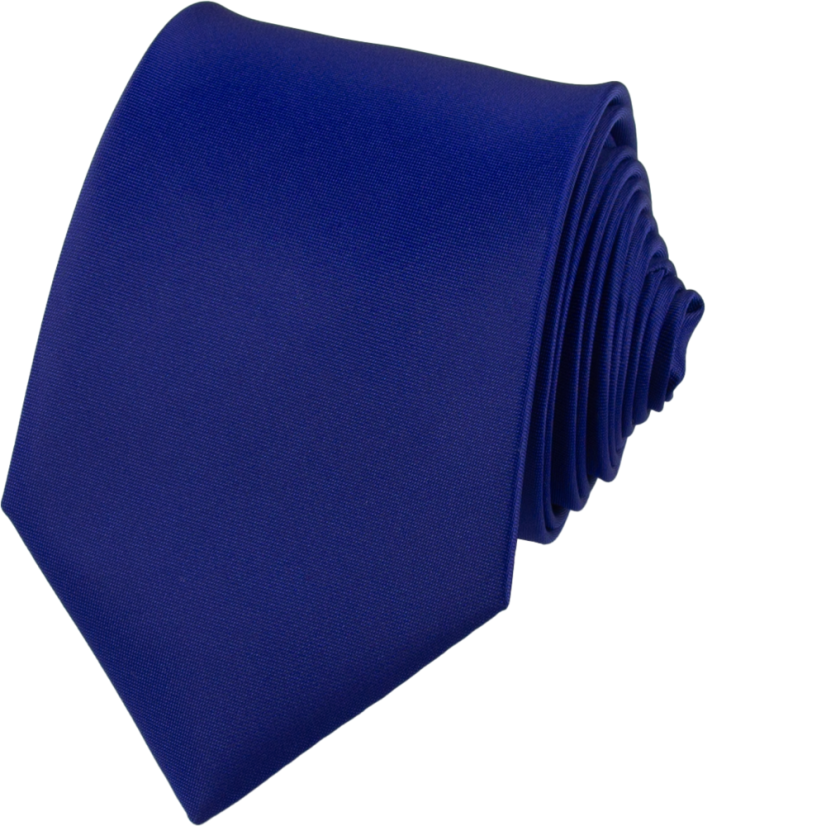 Královsky modrá pánská kravata