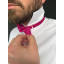 Karmínově růžový (magenta) pánský motýlek matný