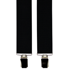 Černé pánské široké kšandy