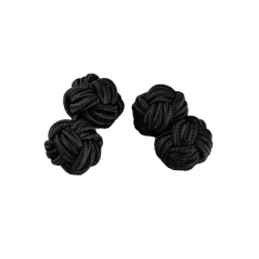 Černé manžetové uzlíky