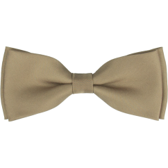 Světle hnědý pánský motýlek matný