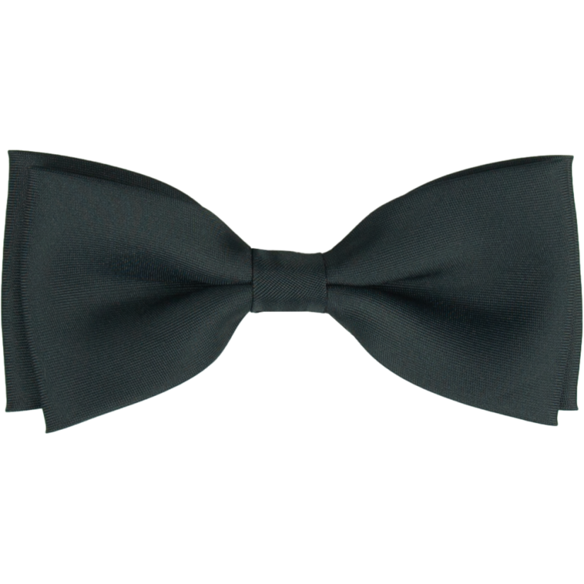 Tmavě šedý pánský motýlek matný