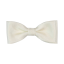 Cream Children's Bow Tie with Embroidered Flowers