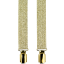 Gold Children's Suspenders - Length: 60cm (pro děti do 110cm)