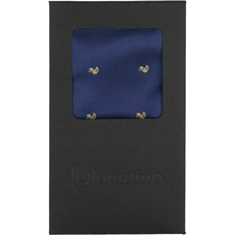 Tmavě modrý pánský kapesníček KAČENKY