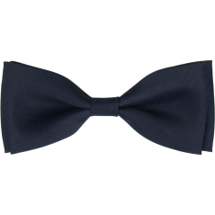 Dark Navy Men's Bow Tie Matte