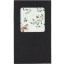 Cream Men's Pocket Square with Blue and Brown Flowers
