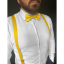 Canary Yellow Men's Bow Tie Glossy
