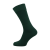 Emerald green men's socks with extended height