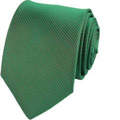 Green Men's Necktie with Metallic Sheen