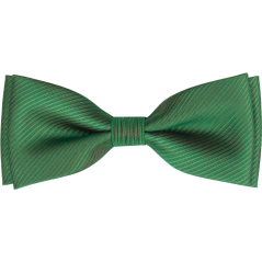 Zelený pánský motýlek s metalickým odleskem