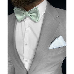 Šalvějově zelený pánský motýlek matný