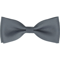 Šedý pánský motýlek matný