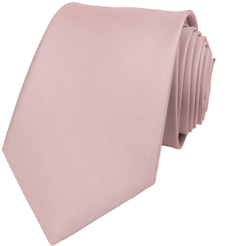 Pudrová pánská kravata