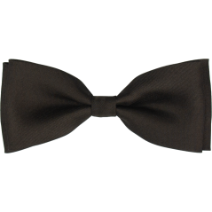 Tmavě hnědý pánský motýlek matný