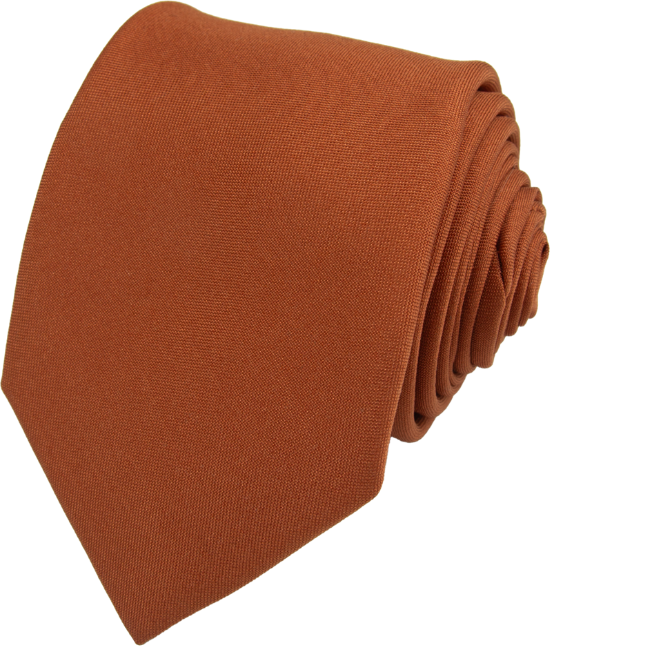 Cihlová pánská kravata