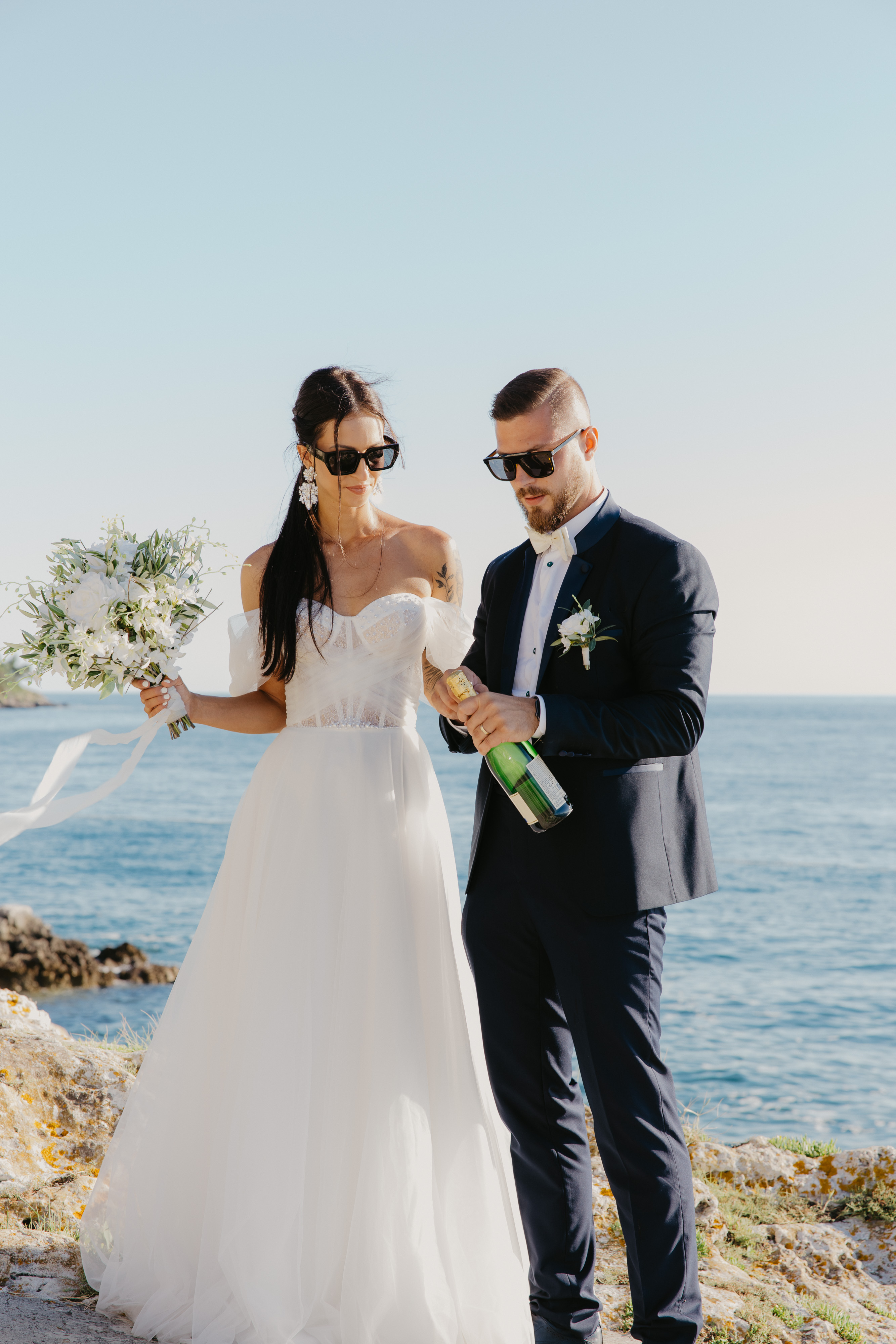 Slnečné foto pri mori